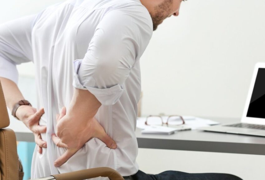 ways to reduce office backpain
